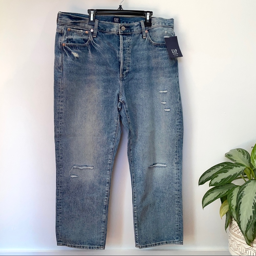 GAP Mid Rise Boyfriend Jeans